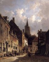 Eversen, Adrianus - A Dutch Street Scene